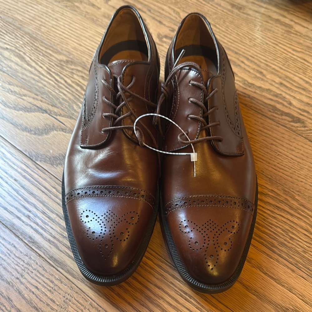 Florsheim Brown Leather Oxford Shoes